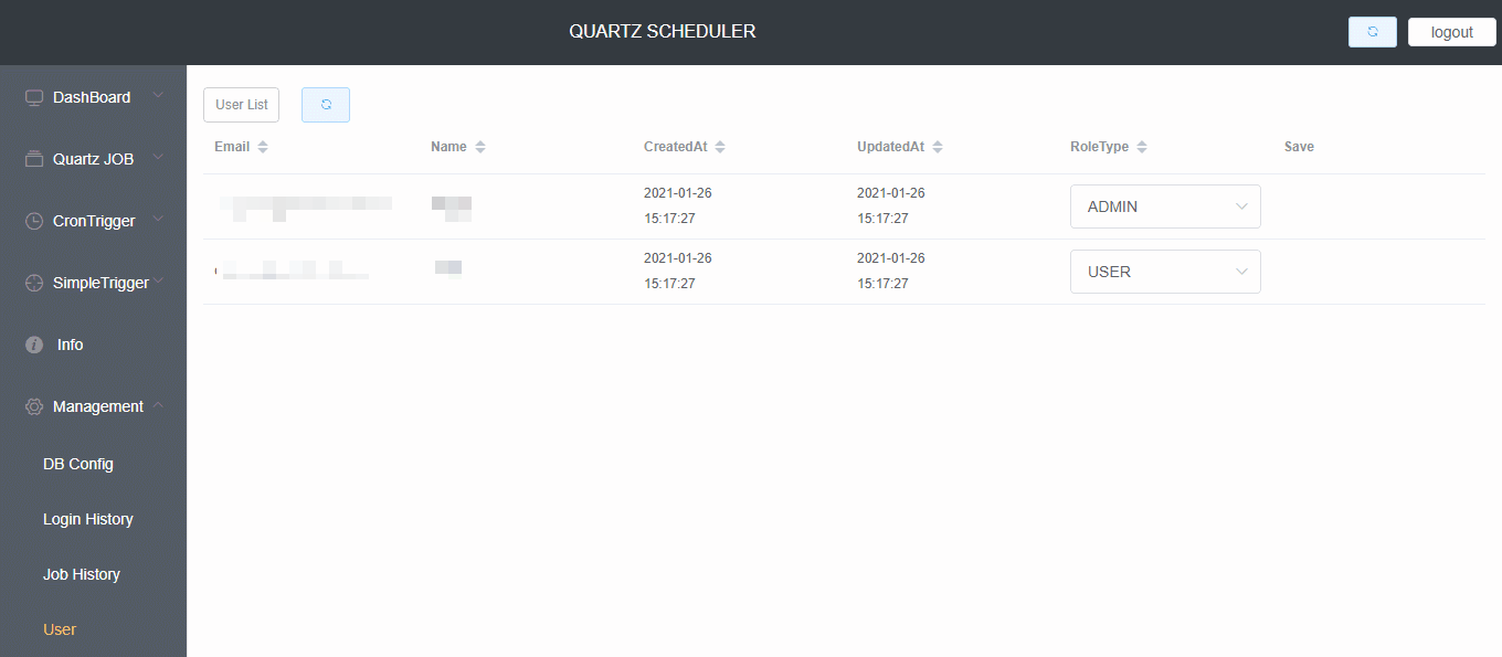 Quartz Scheduler Admin 고도화 파일럿 프로젝트