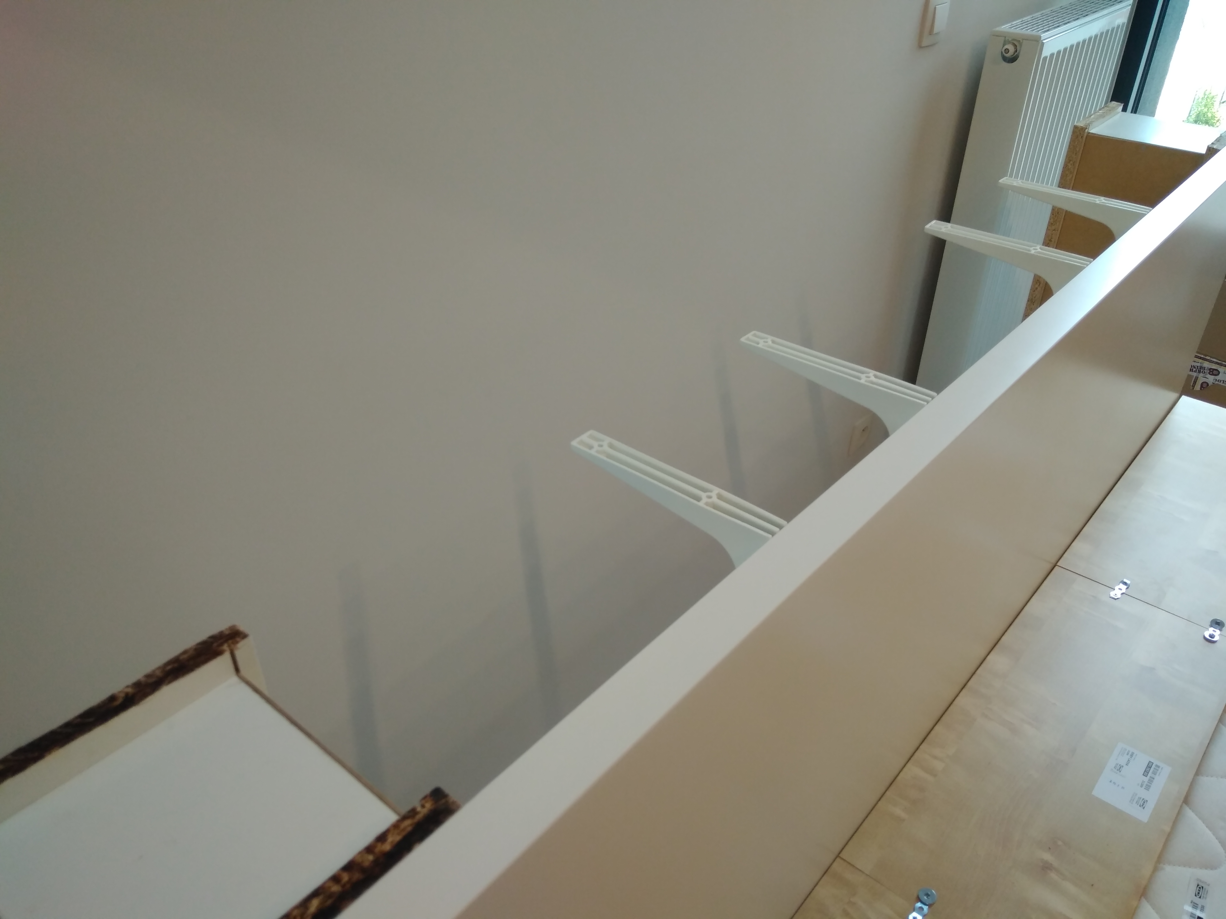 IKEA hack a headboard for the MALM bed [ forty two ]