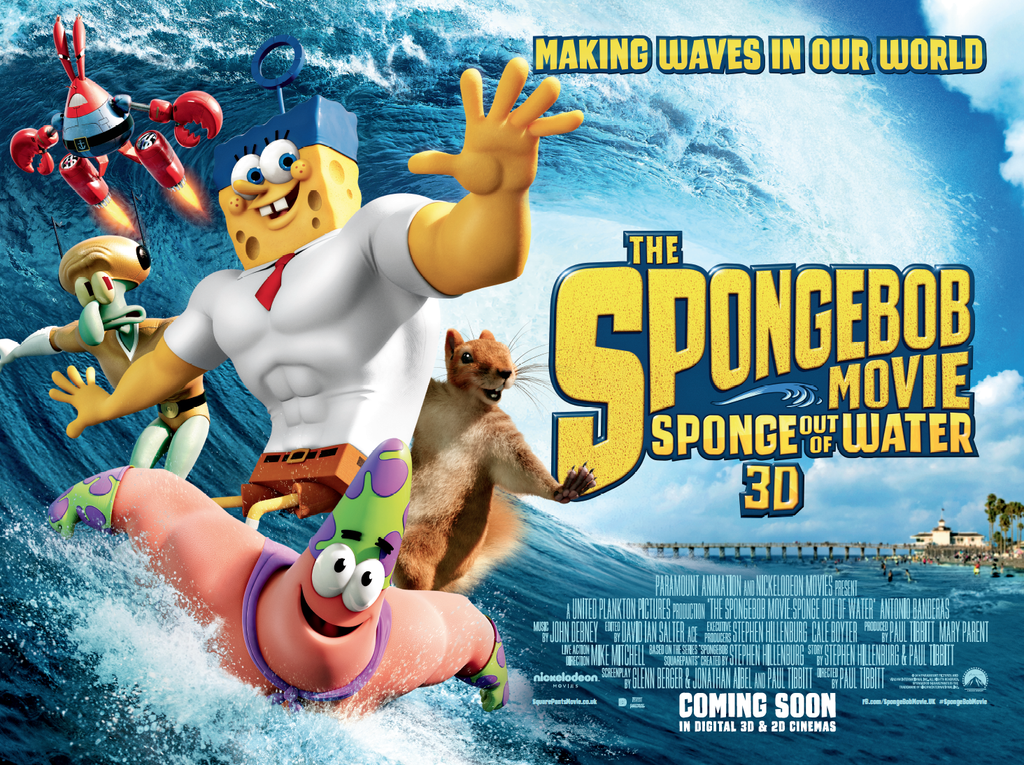 Critique Ciné BOB L'EPONGE, LE FILM UN HEROS SORT DE L'EAU de Paul