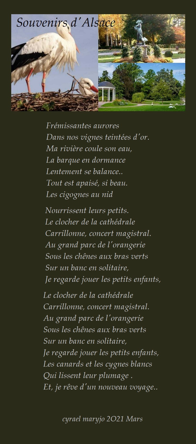 Poèmes en ligne Vos poèmes ***UN SEUL PAR JOUR*** Les