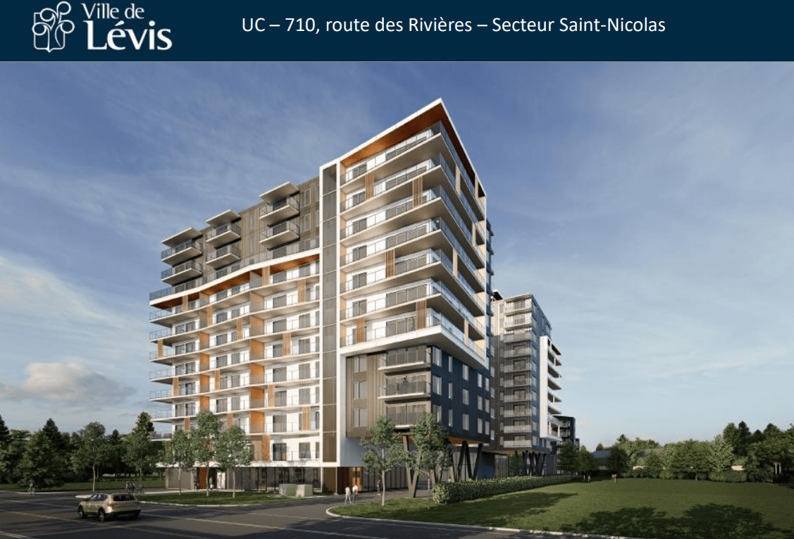 BUILDING REQUEST 710 Rte des Rivières Lévis UNDER CONSTRUCTION