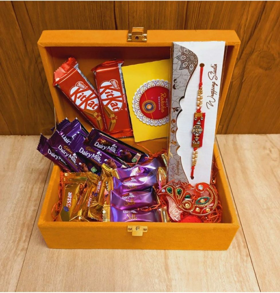 Buy Rakhi Gift Hamper Box Online in India Zupppy