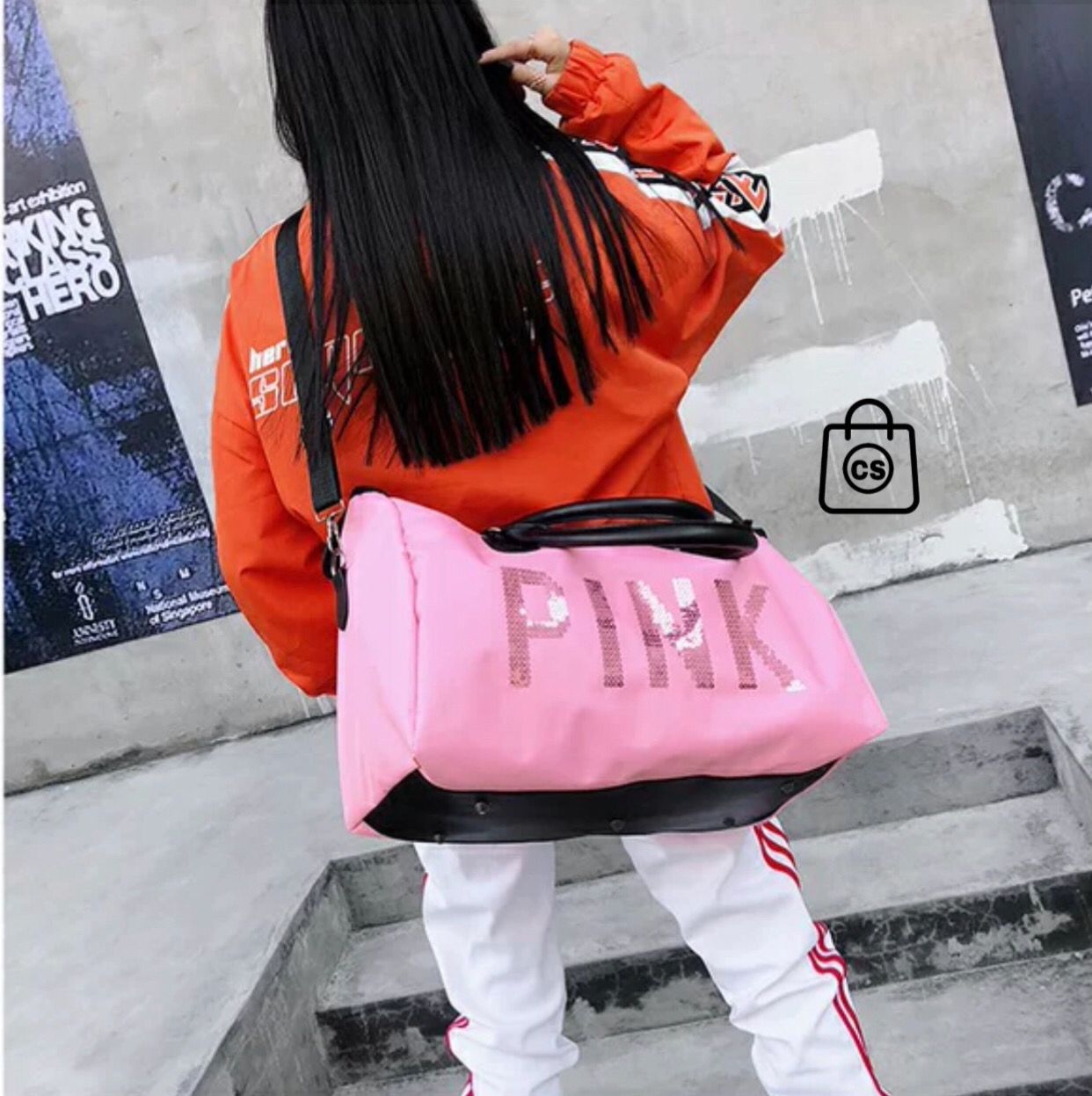 Stylish Pink Duffle Bags Online in India Zupppy Stylish Pink Duffle