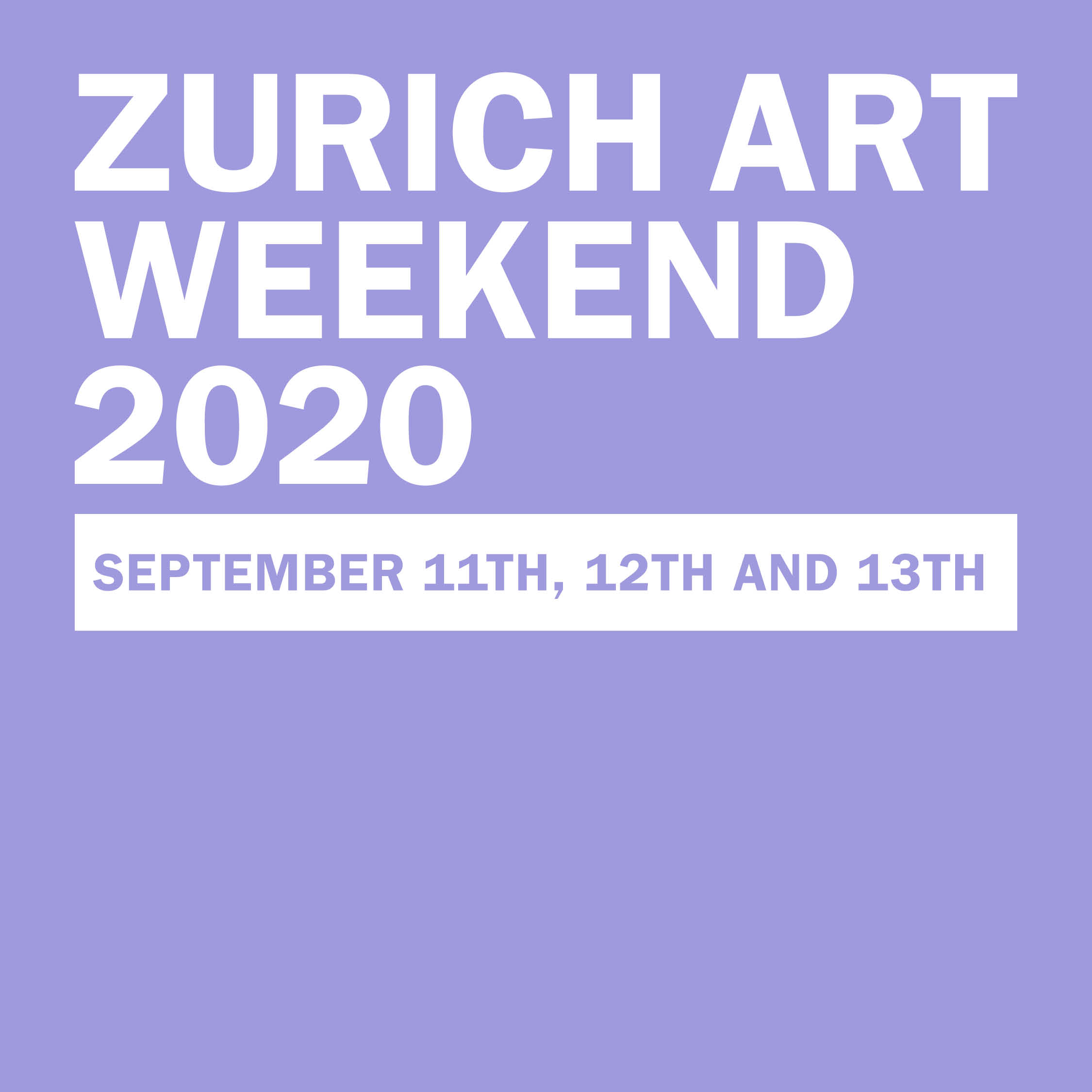  Zurich Art Weekend