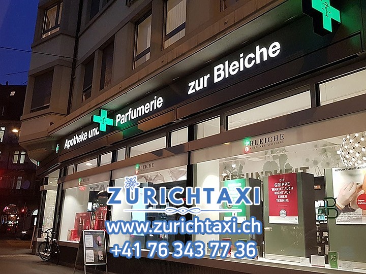 Apotheke Taxi 24/7 Arbeitszeit Schnell Sicheres Fahren