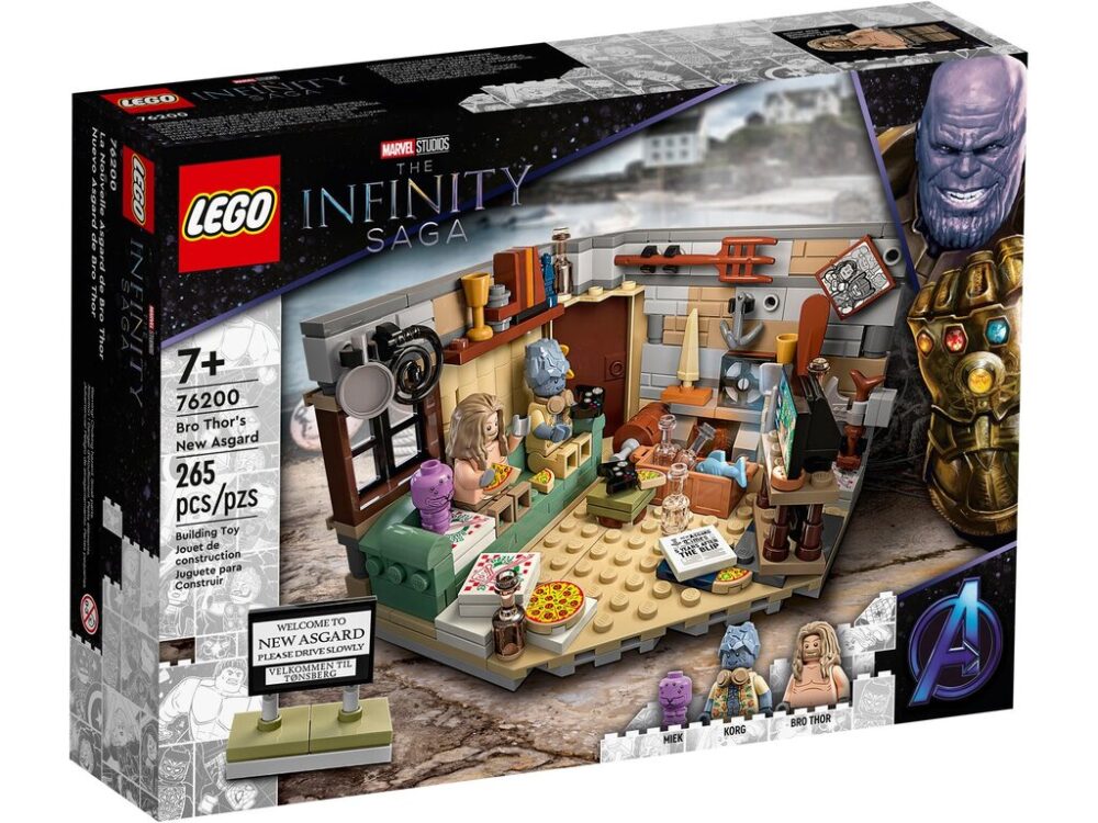 LEGO 76200 Bro Thor’s New Asgard Offizielle Bilder zusammengebaut