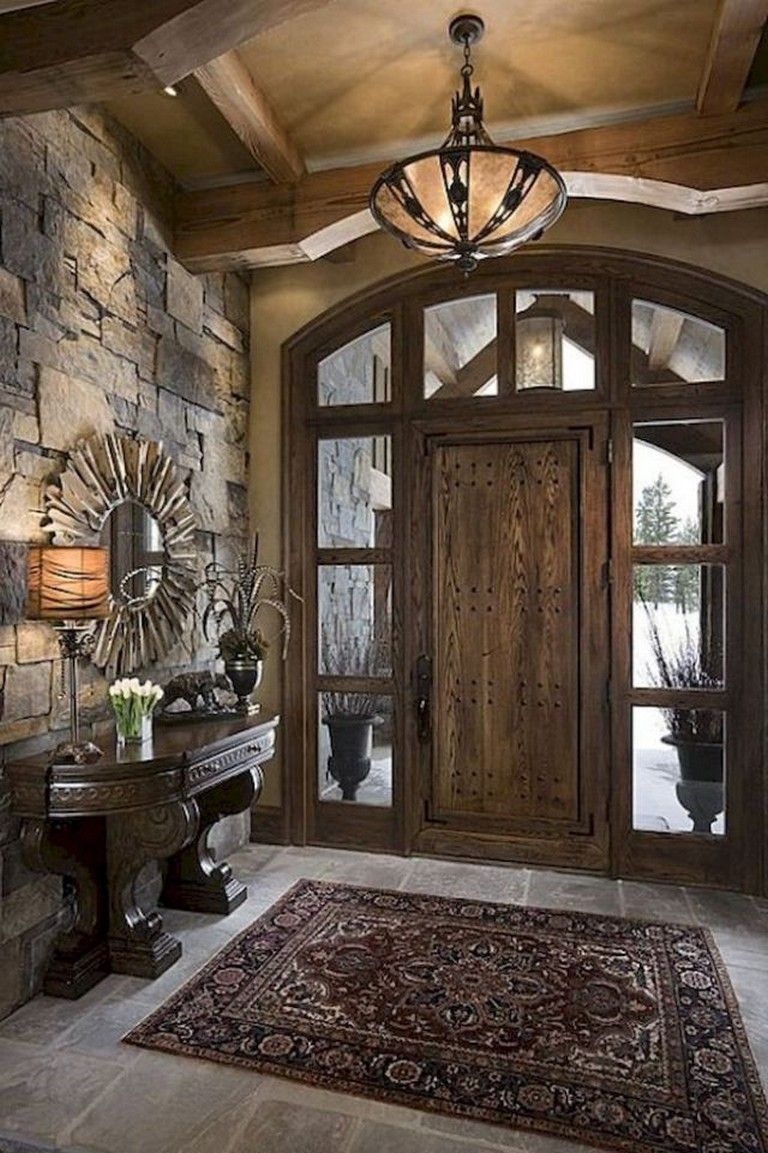 41 Beautiful Rustic Entryway Decor Ideas ZYHOMY