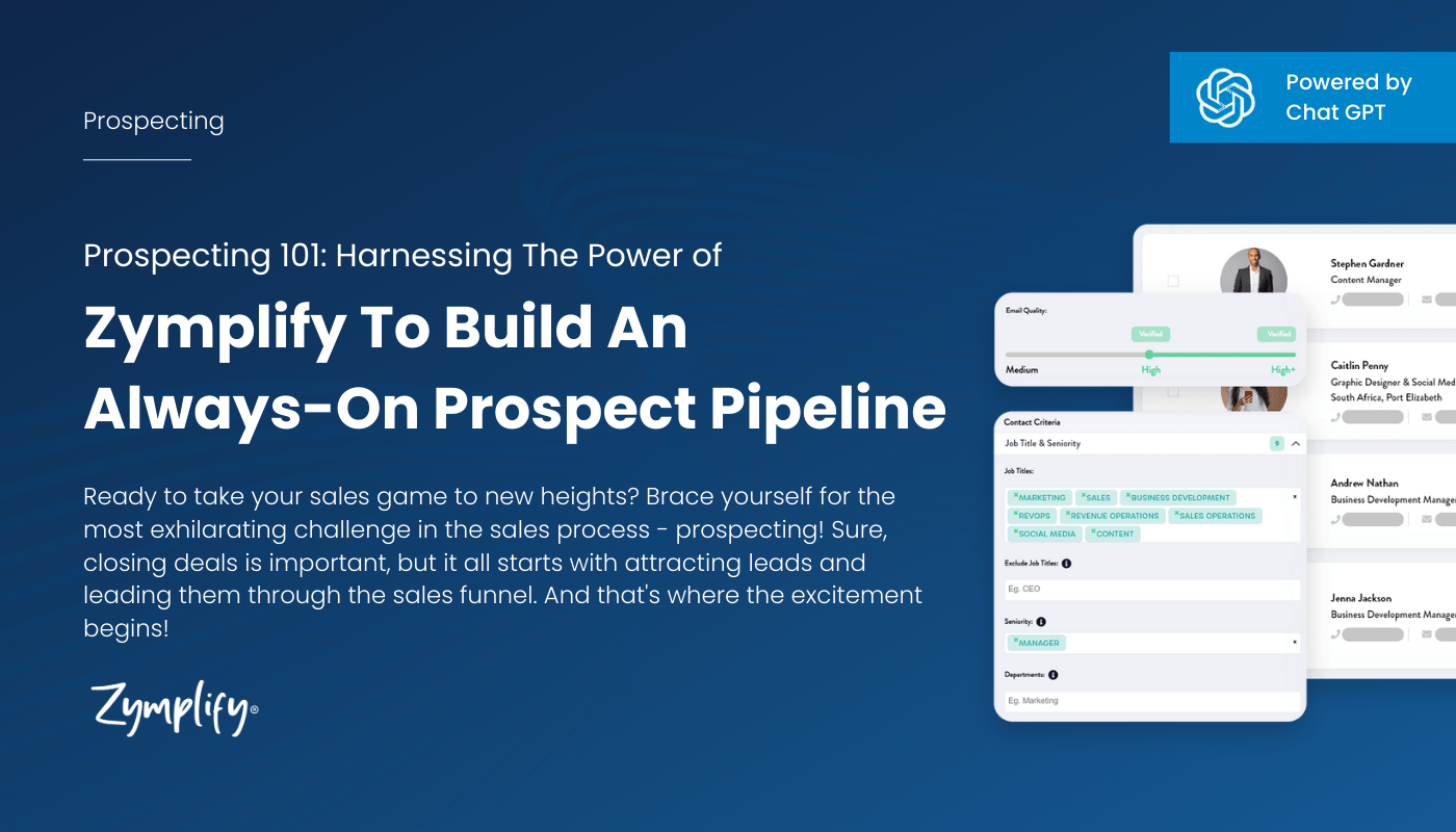 Build An AlwaysOn Prospect Pipeline