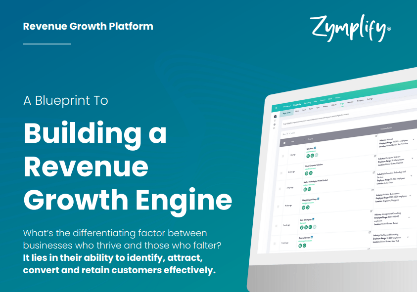 A Blueprint to Building a Revenue Growth Engine Zymplify