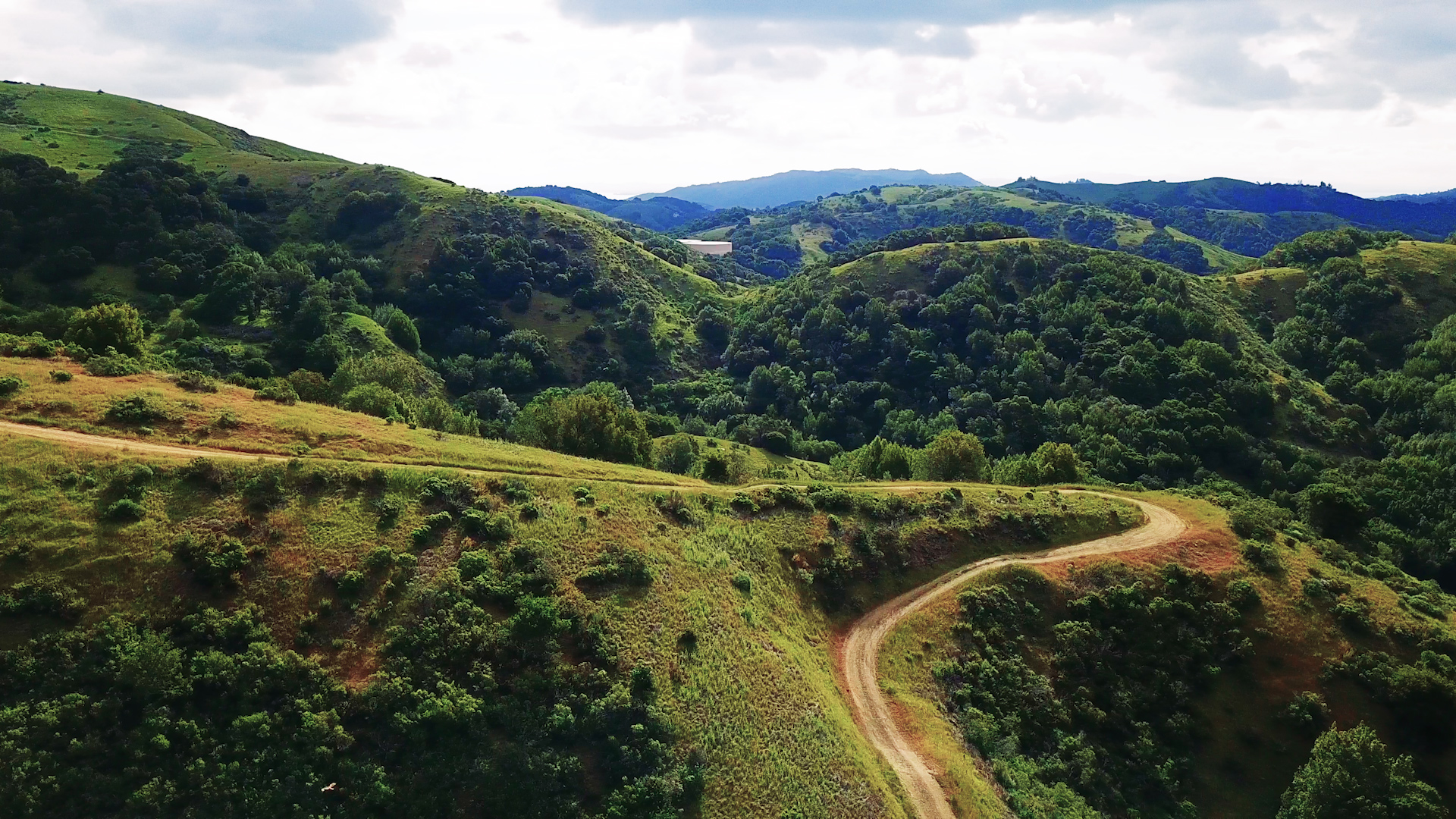 Morning at Loma Alta Mountain in Fairfax ZYP Drones Aerial Imaging
