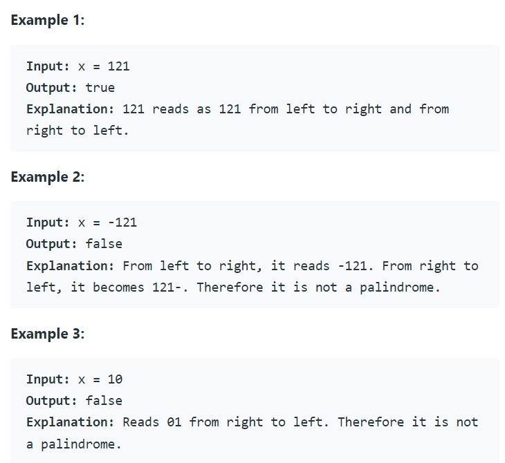 LeetCode 9 Palindrome Number Solution & Explanation Zyrastory Code