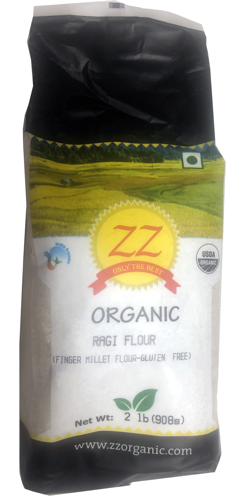 Organic Ragi Flour (Finger Millet Flour) Gluten Free ZZ Organic
