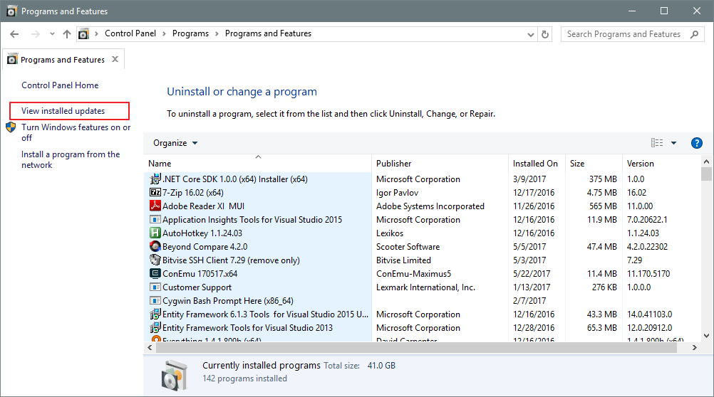 How to Check Installed Windows Hotfixes
